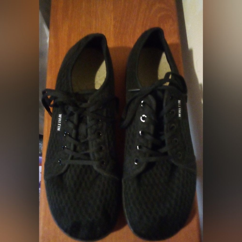 Men's Whiting Barefoot Minimalist Black Mesh Shoes Size 10